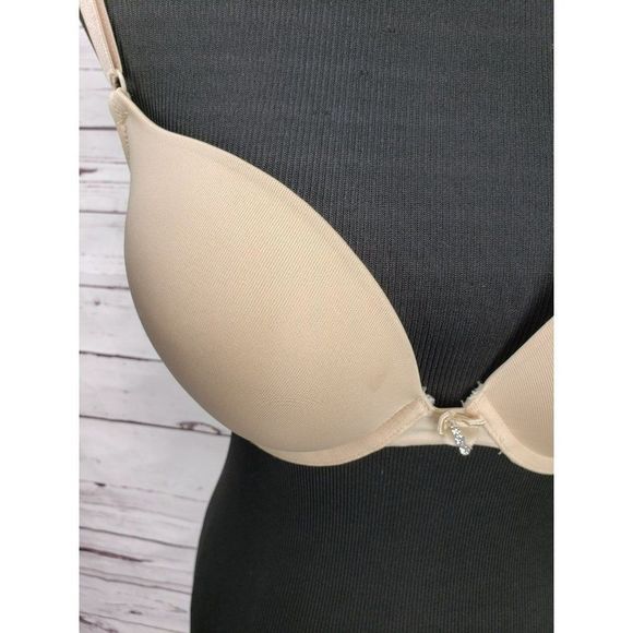 Smart & Sexy Tan Push-Up Bra 34C Add 2 Cup Sizes Underwire Style #SA276‎ Padded - Picture 5 of 9